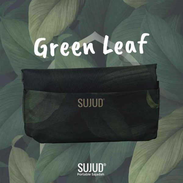 poket sejadah green leaf